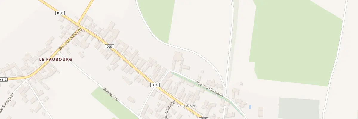 Plan du 4 Rue des Cluzeaux à Chailley