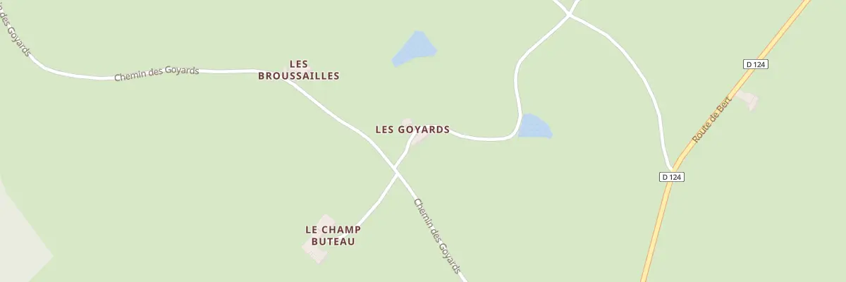 Plan du 4 Che des Goyards à Barrais-Bussolles