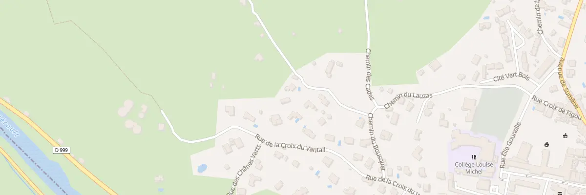 Plan du 5623F Che de la Croix Vantail à Ganges