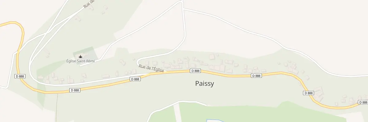 Plan du 3 Rue Principale à Paissy