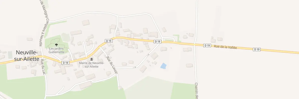 Plan du 9 Rue de la Vallée à Neuville-sur-Ailette
