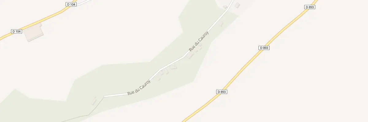 Plan du 15 Rue du Cauroy à Cuissy-et-Geny