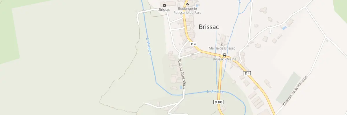Plan du 2 Pl de l’Eglise à Brissac