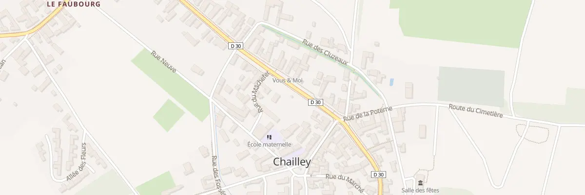 Plan du 90 Grande Rue à Chailley