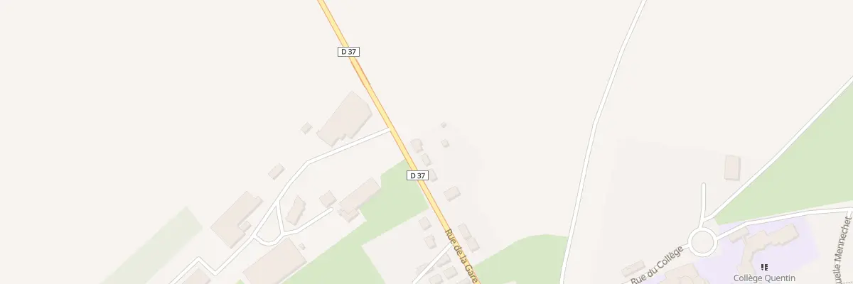 Plan du 18 Rue de la Gare à Sains-Richaumont