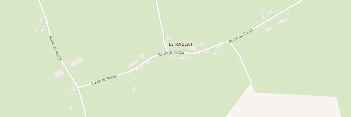 Plan du 5025 Le Raclat à Beaulon