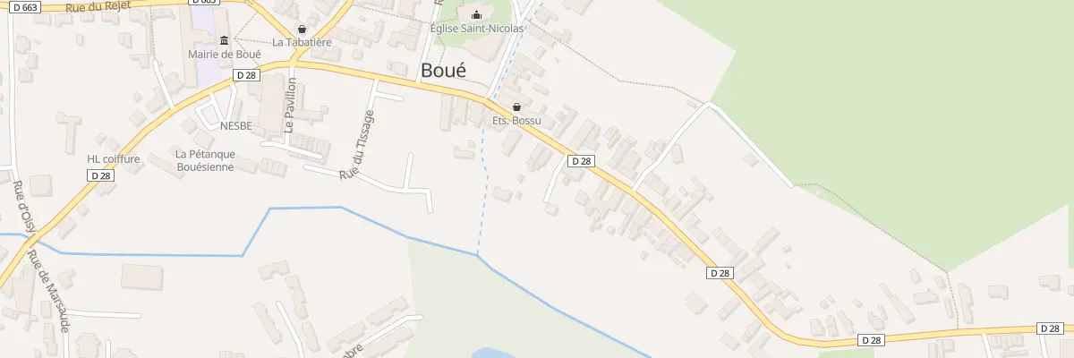 Plan du 24 Rue du Nouvion à Boué