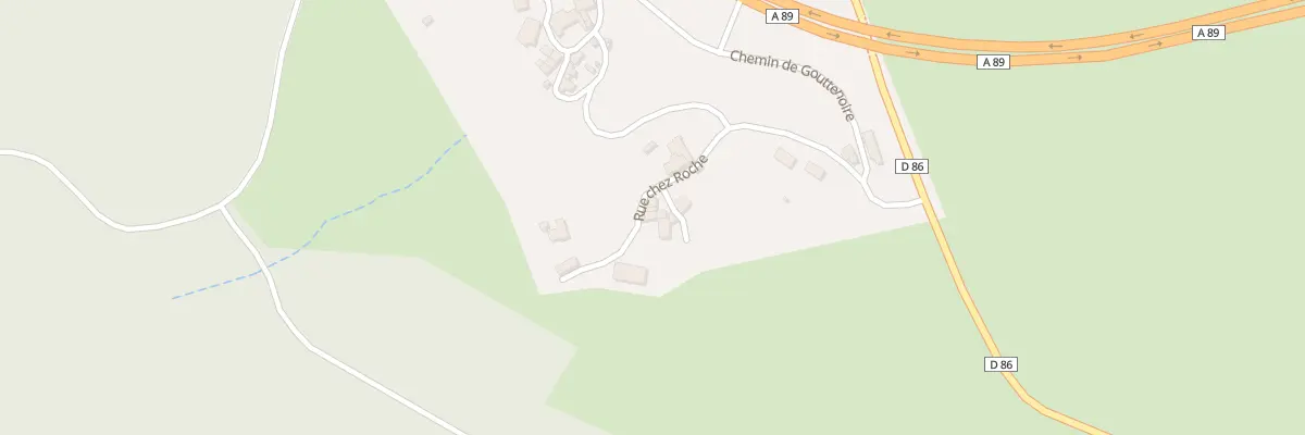 Plan du 5165A Chez Roche à Chabreloche