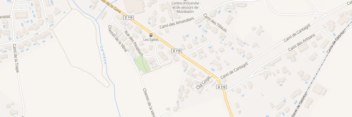 Plan du 18 Rue des Peupliers à Montbazin