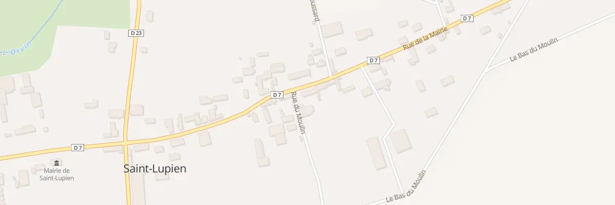 Plan du 24 Rue de la Mairie à Saint-Lupien