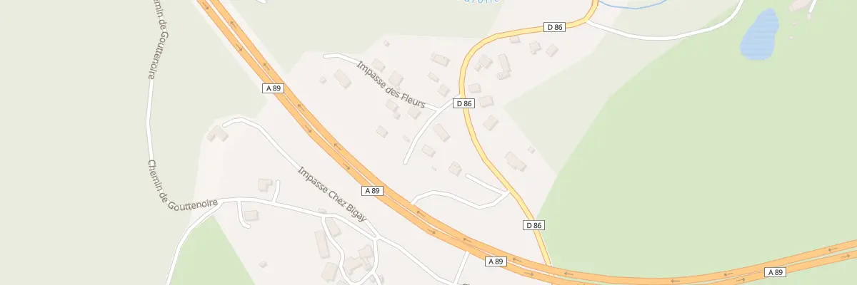 Plan du 5666 Gouttenoire à Chabreloche