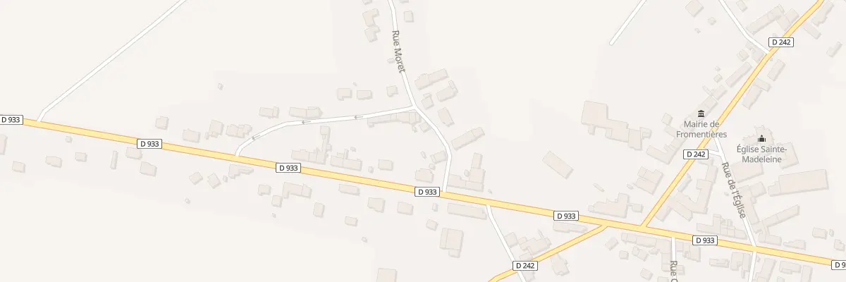 Plan du 3 Rue Moret à Fromentières