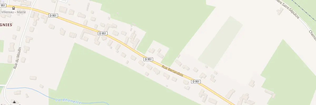 Plan du 68 Rue Berlandois à Villereau
