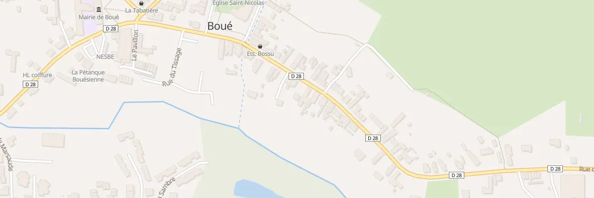 Plan du 30A Rue du Nouvion à Boué