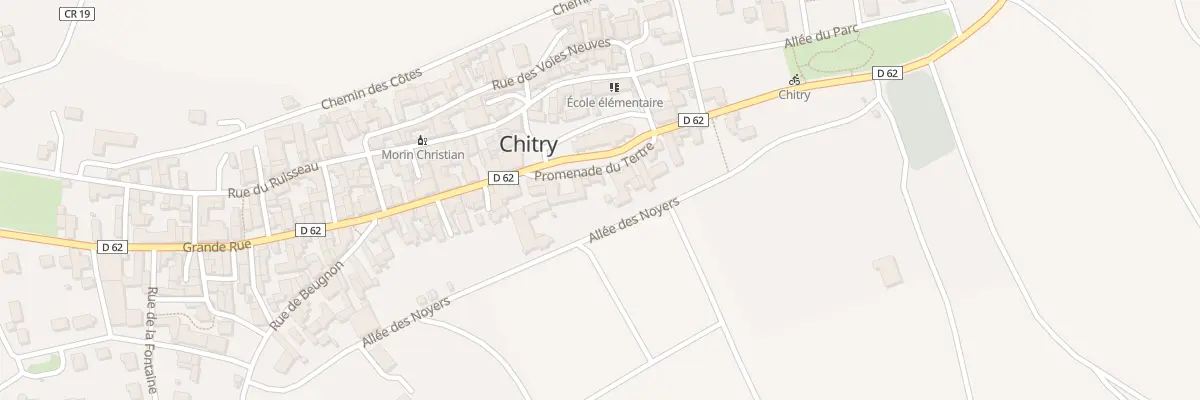 Plan du 6 Prom du Tertre à Chitry