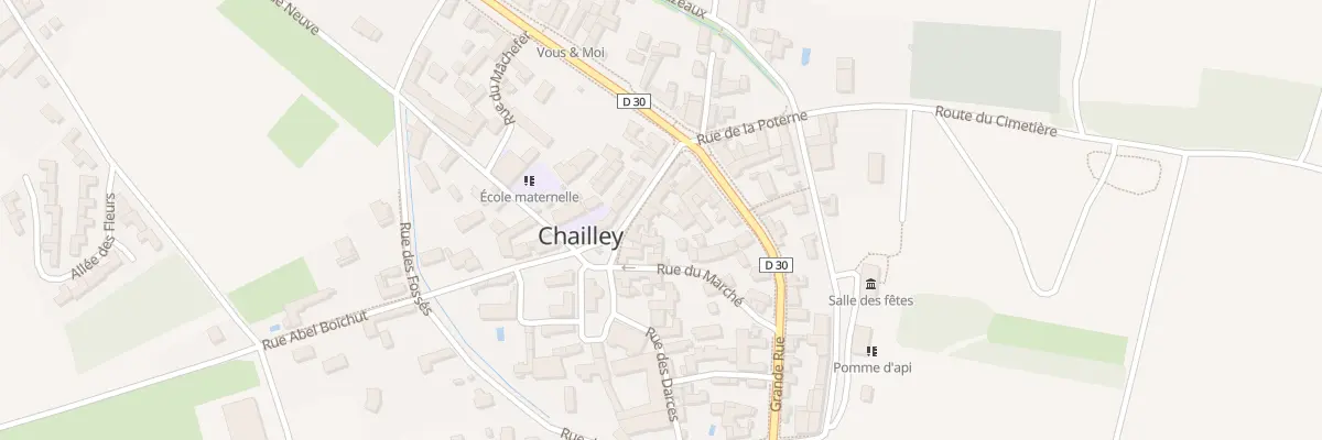Plan du 4 Rue St Jacques à Chailley