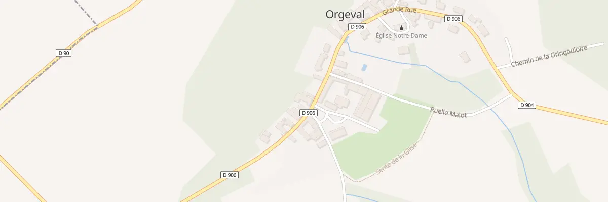 Plan du 9 Gr Gde Rue à Orgeval