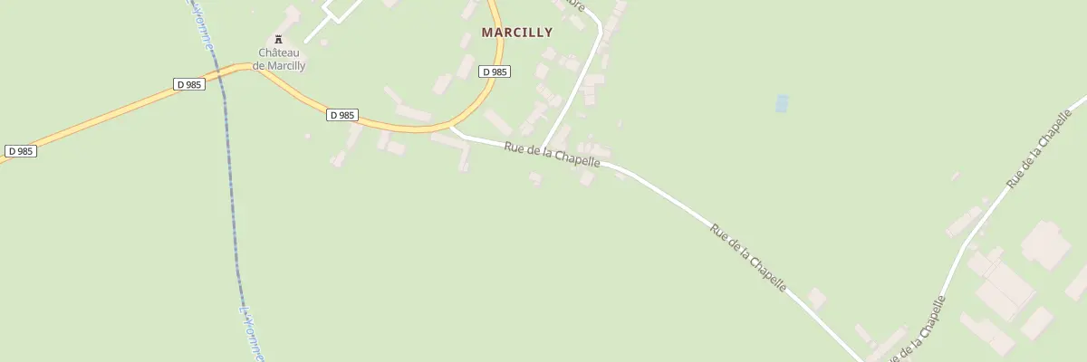 Plan du 478 Marcilly à Cervon