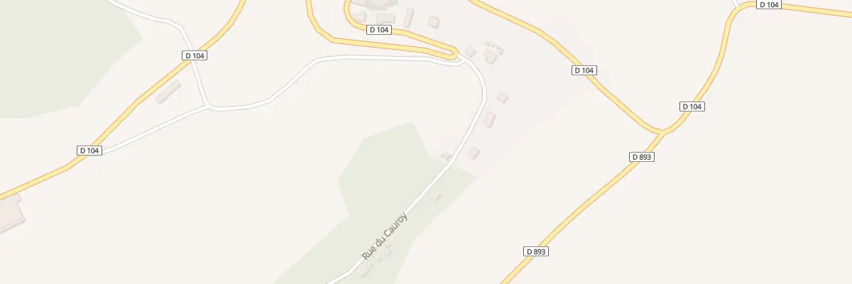 Plan du 2 Rue du Cauroy à Cuissy-et-Geny