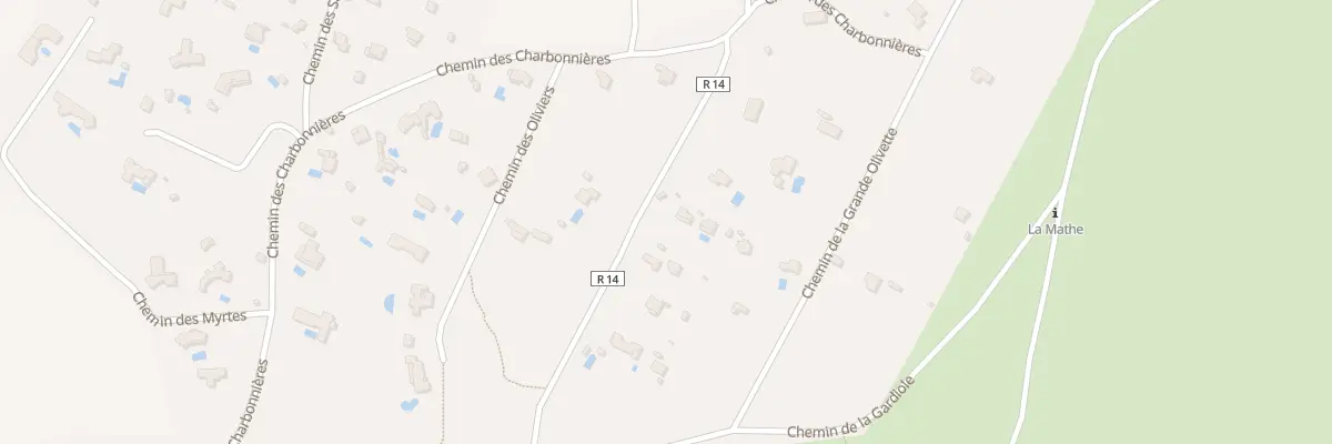 Plan du 5329F Che des Crozes à Balaruc-le-Vieux