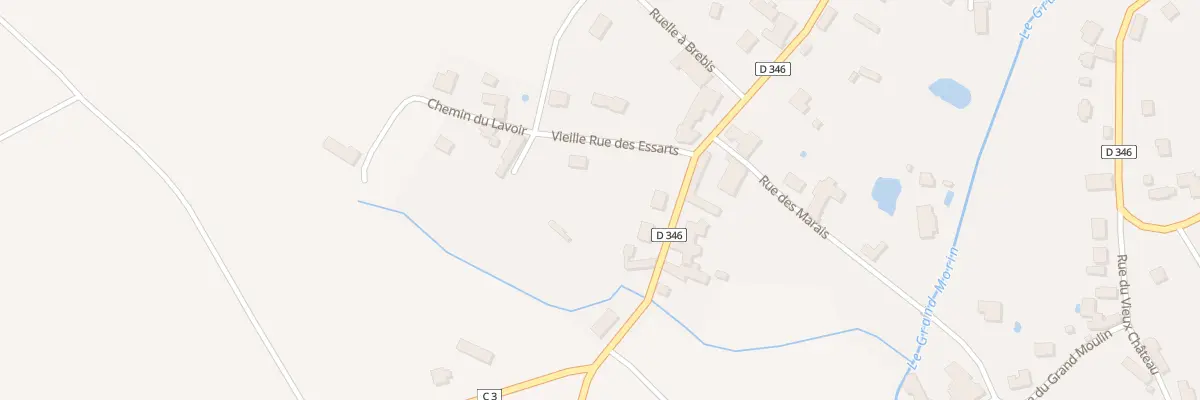 Plan du 3 Vc Vieille Rue des Essarts à Lachy