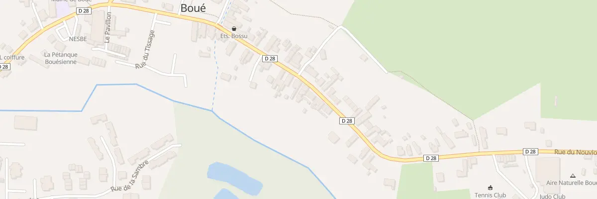Plan du 38 Rue du Nouvion à Boué