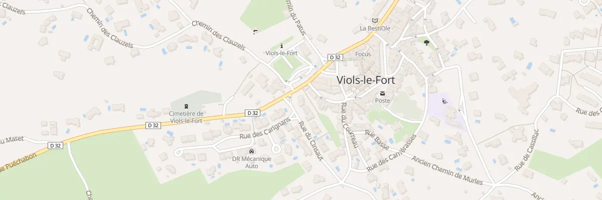 Plan du 1 Rue du Cinsaut à Viols-le-Fort