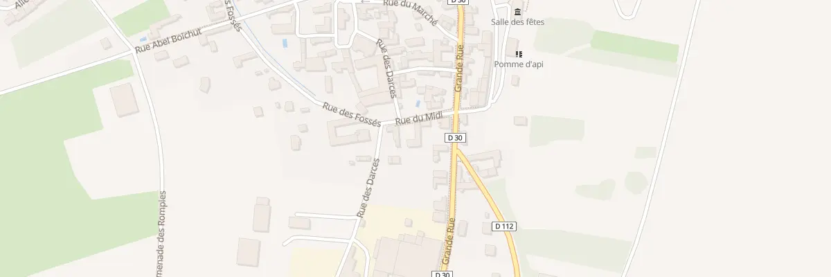 Plan du 2 Rue du Midi à Chailley