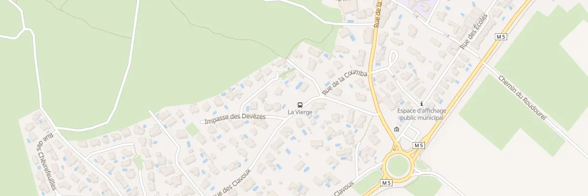 Plan du 150 Av des Clavoux à Cournonsec