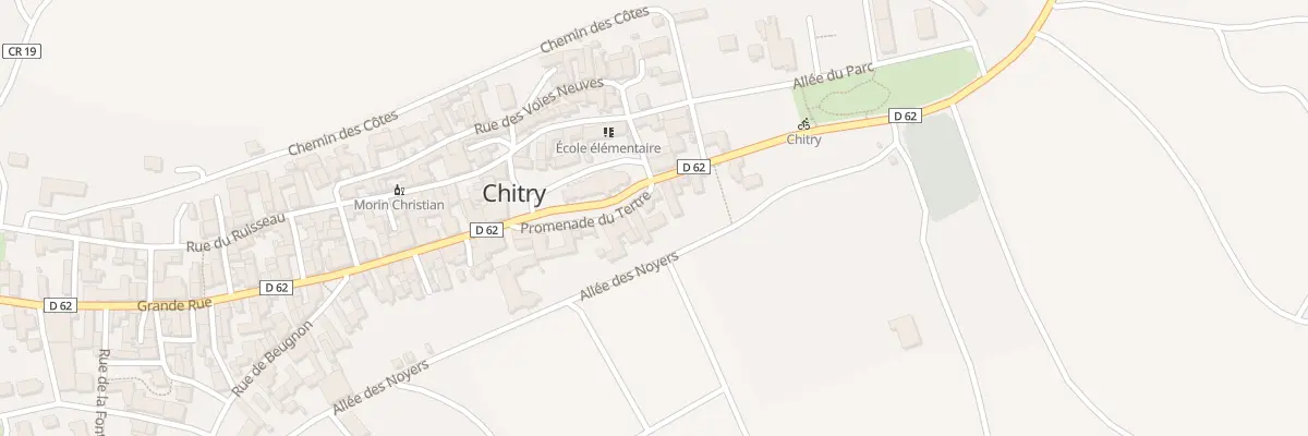 Plan du 3 Prom du Tertre à Chitry