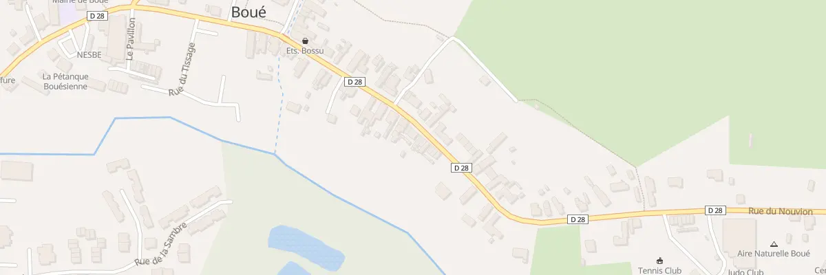 Plan du 44 Rue du Nouvion à Boué