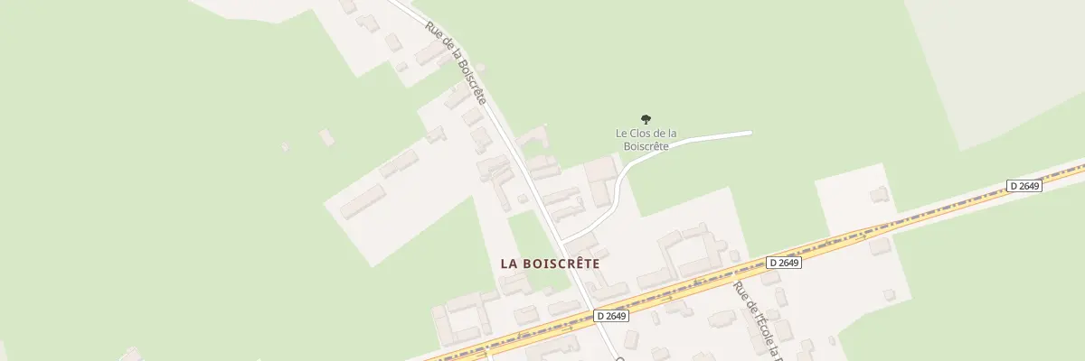 Plan du 120 Rue de la Boiscrete à Wargnies-le-Petit