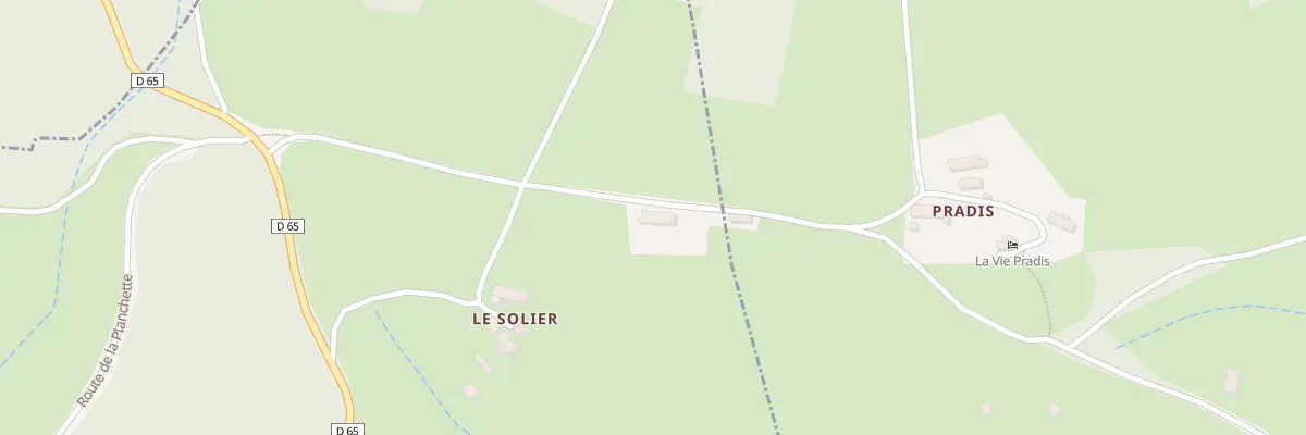 Plan du 5006 Le Solier à Thiolières