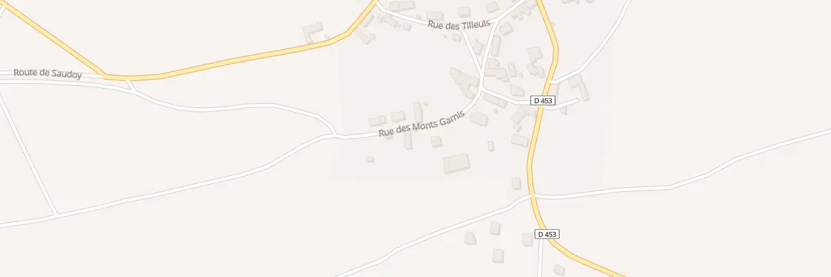 Plan du 7 Rue des Monts Garnis à Saudoy