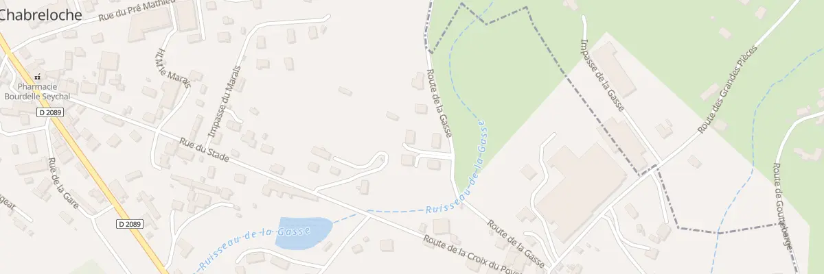 Plan du 215 Rte de la Gasse à Chabreloche