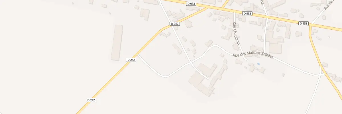 Plan du 8 Rue du Chateau à Fromentières