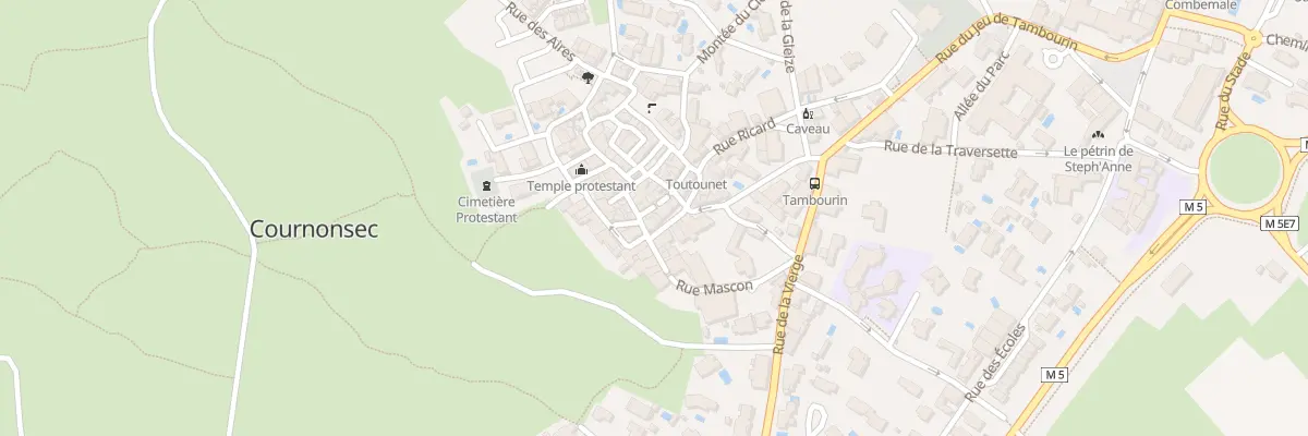 Plan du 7F Rue du Porche à Cournonsec