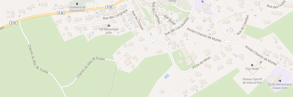 Plan du 31 Che du Mas de Soulas à Viols-le-Fort
