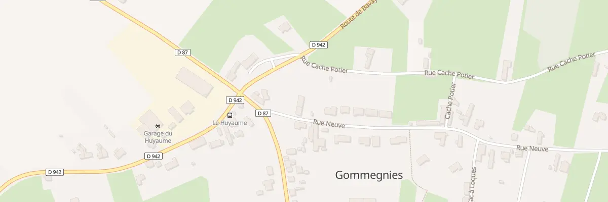Plan du 68 Rue Neuve à Gommegnies