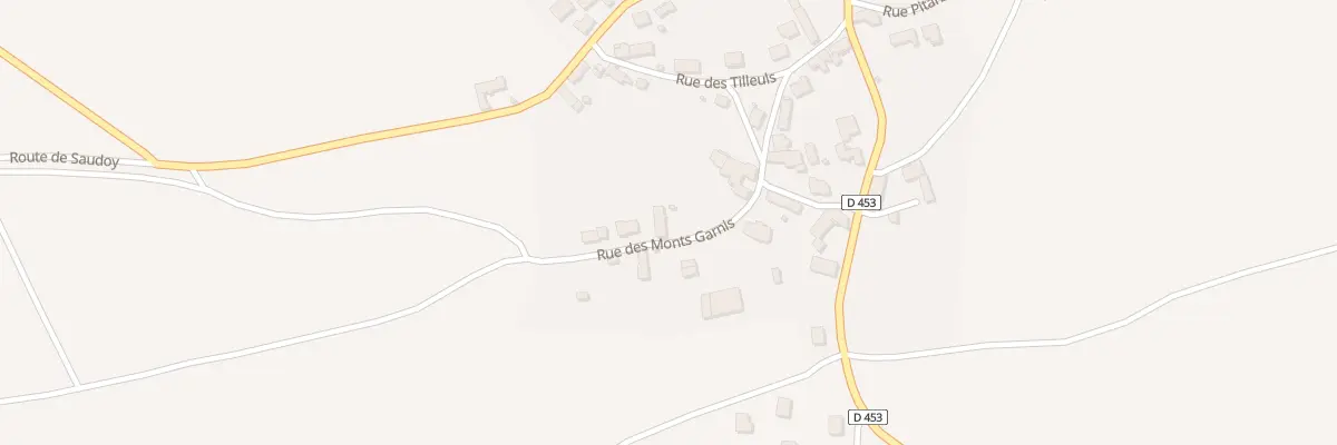 Plan du 4 Rue des Monts Garnis à Saudoy