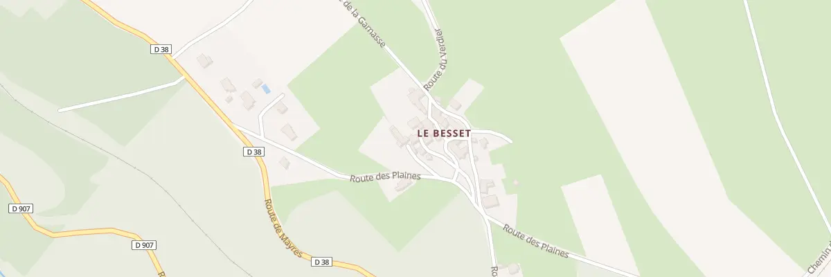 Plan du 5147 Le Besset à Mayres