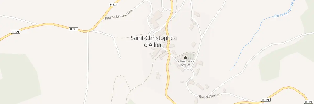 Plan du 5004 Le Bourg à Saint-Christophe-d’Allier