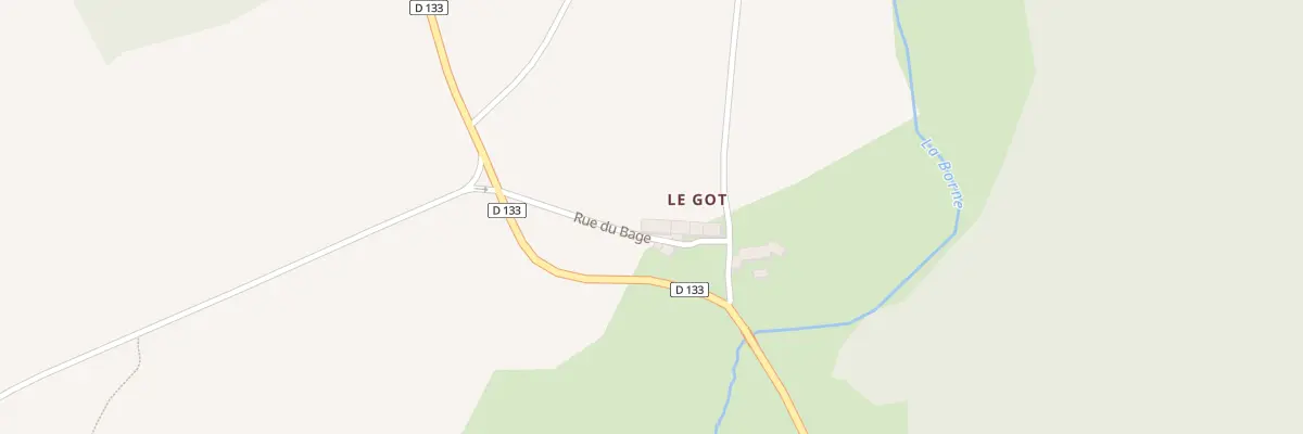 Plan du 5168 Le Got à Monlet