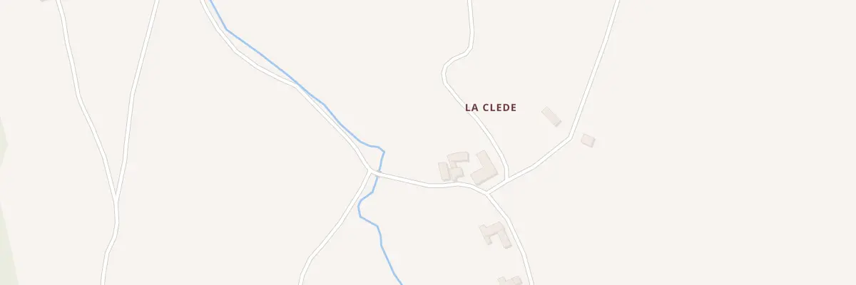 Plan du 1 La Clede à Allègre