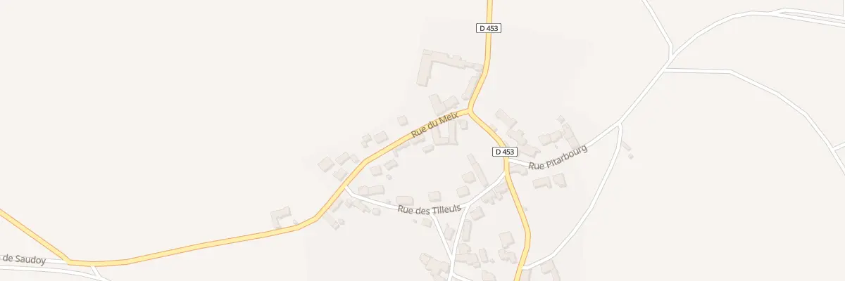 Plan du 5A Rue du Meix à Saudoy