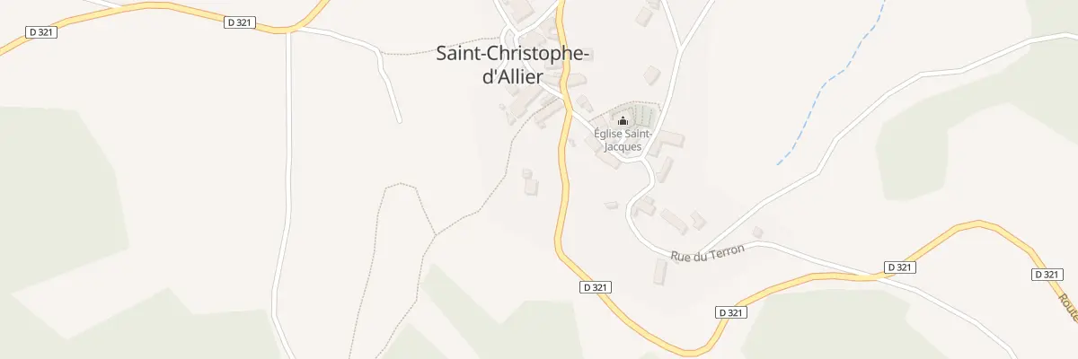 Plan du 5007A Le Bourg à Saint-Christophe-d’Allier