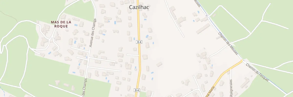 Plan du 306 Av des Combattants à Cazilhac