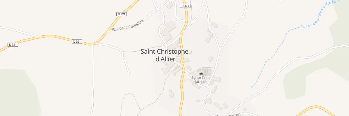 Plan du 5005 Le Bourg à Saint-Christophe-d’Allier