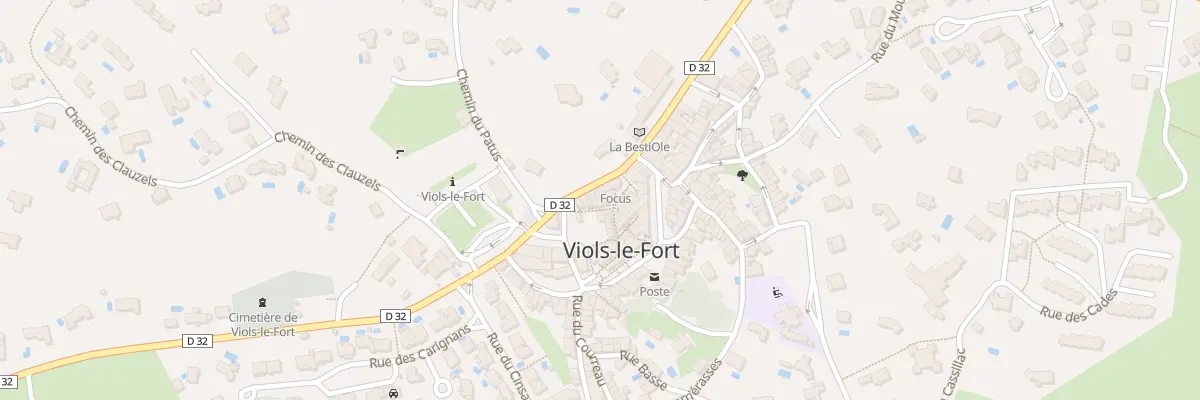 Plan du 7 Rue des Remparts à Viols-le-Fort