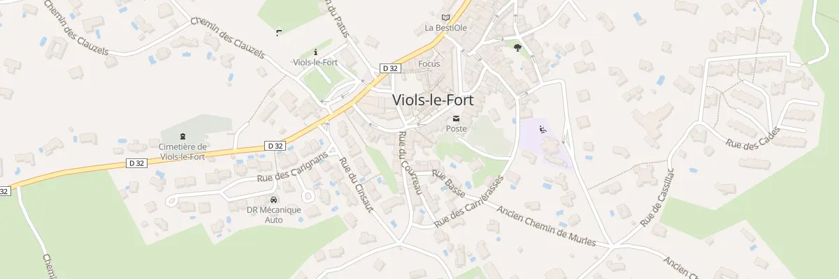 Plan du 4 Imp de la Traverse à Viols-le-Fort